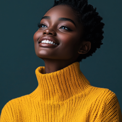 pullover femme jaune